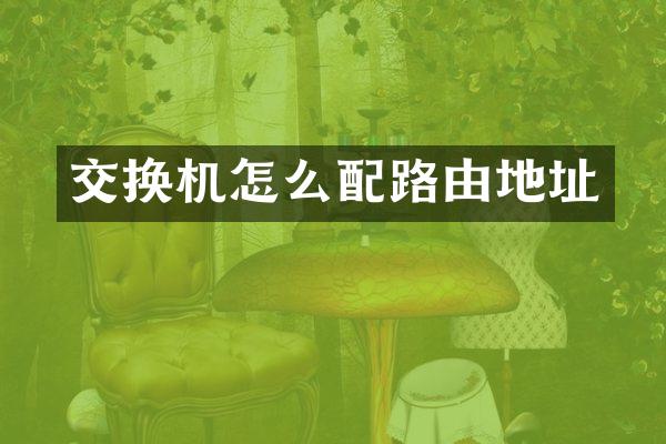 交换机怎么配路由地址