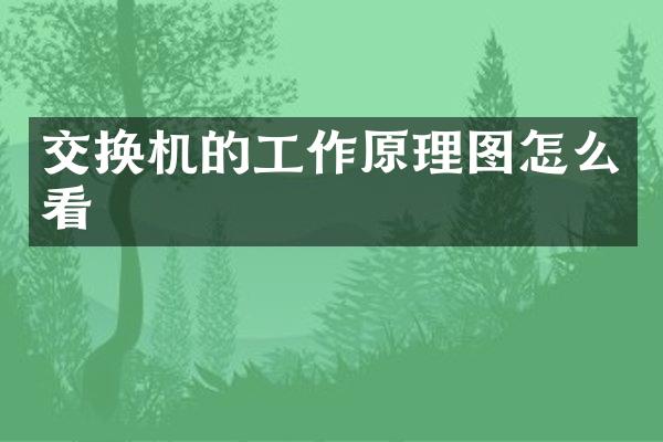 交换机的工作原理图怎么看
