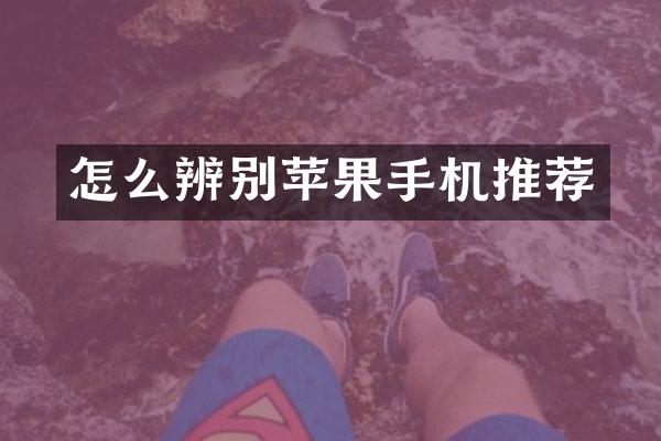怎么辨别苹果手机推荐