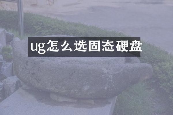 ug怎么选固态硬盘