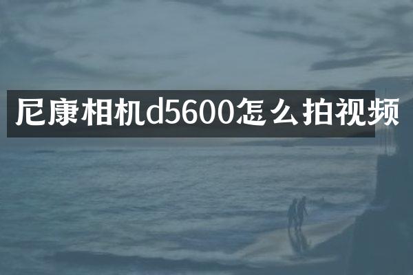 尼康相机d5600怎么拍视频