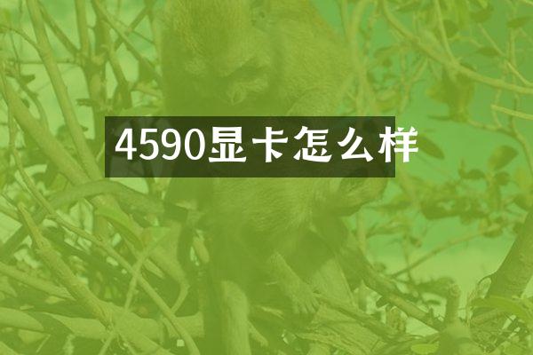 4590显卡怎么样