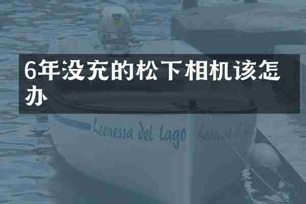 6年没充的相机该怎么办