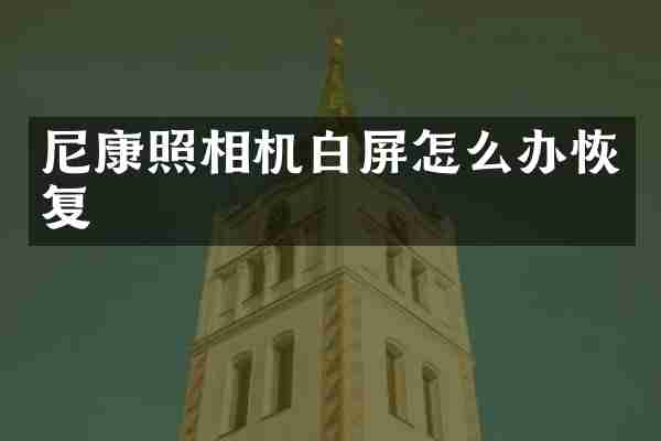 尼康照相机白屏怎么办恢复