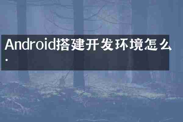 Android搭建开发环境怎么样