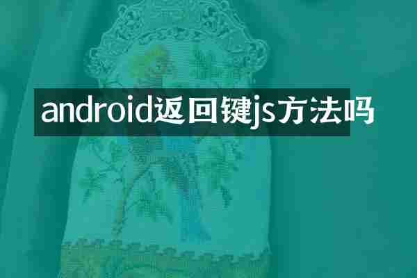 android返回键js方法吗