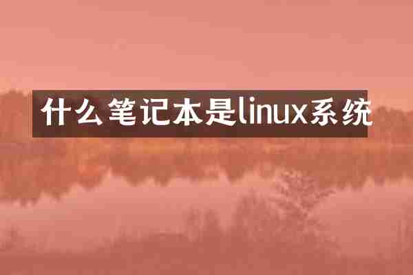 什么笔记本是linux系统