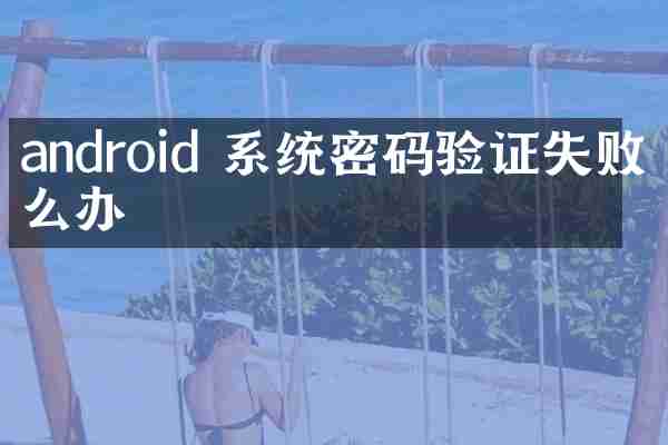 android 系统密码验证失败怎么办