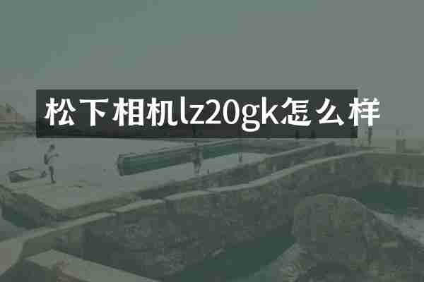 相机lz20gk怎么样