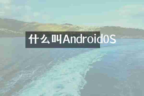 什么叫Android0S