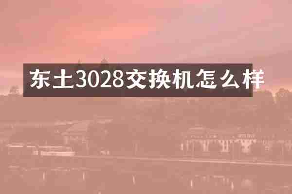 东土3028交换机怎么样