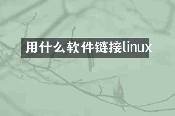 用什么软件链接linux