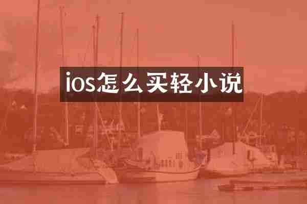 ios怎么买轻小说