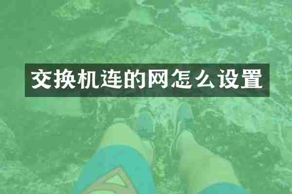 交换机连的网怎么设置