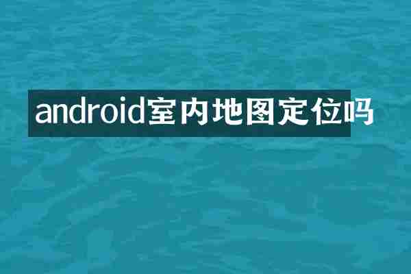 android室内地图定位吗