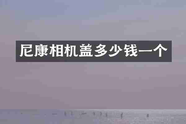 尼康相机盖多少钱一个