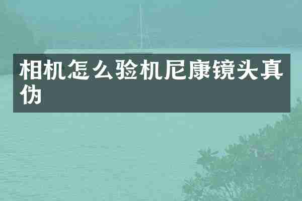 相机怎么验机尼康镜头真伪