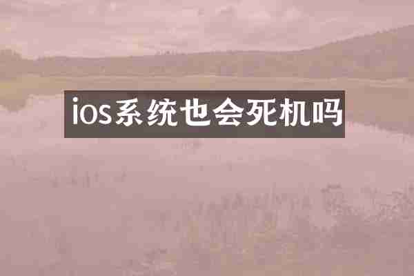 ios系统也会死机吗