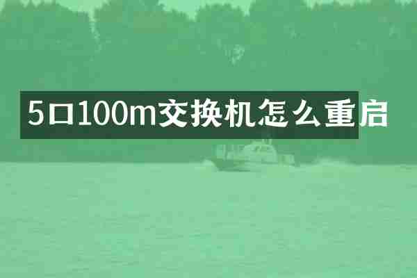 5口100m交换机怎么重启