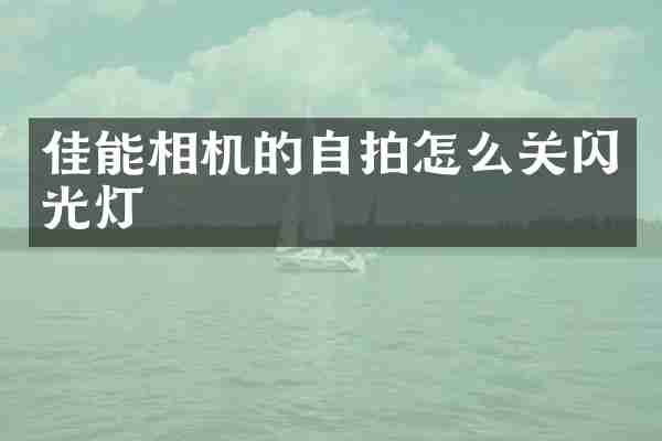 佳能相机的怎么关闪光灯