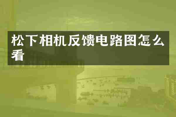 相机反馈电路图怎么看