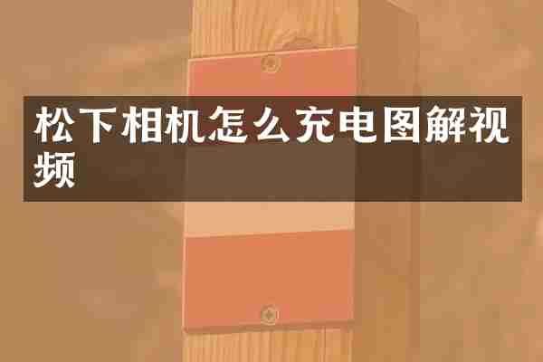 相机怎么充电图解视频