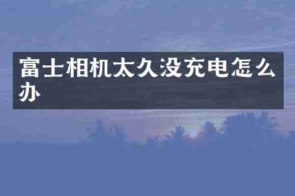 富士相机太久没充电怎么办