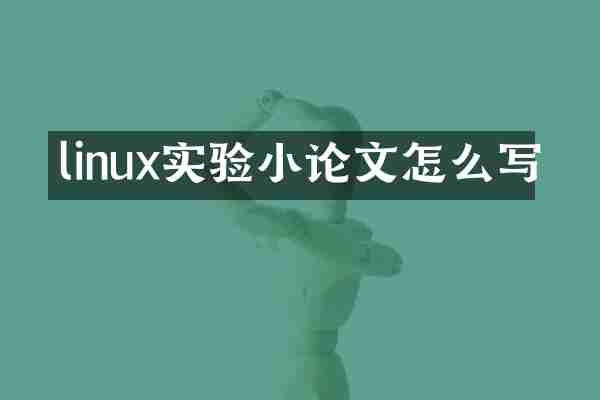 linux实验小论文怎么写