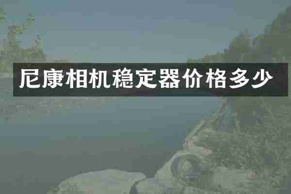 尼康相机稳定器价格多少