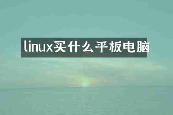linux买什么平板电脑
