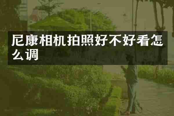 尼康相机拍照好不好看怎么调