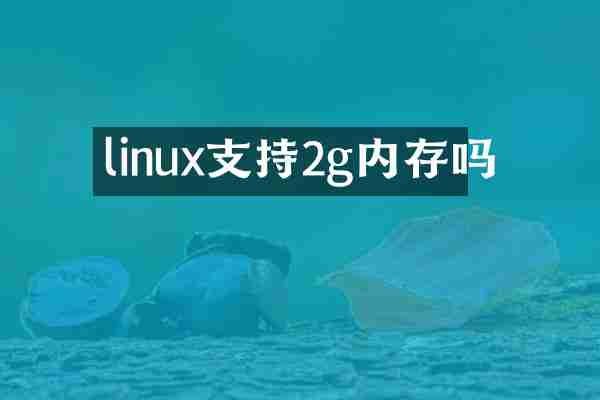 linux支持2g内存吗