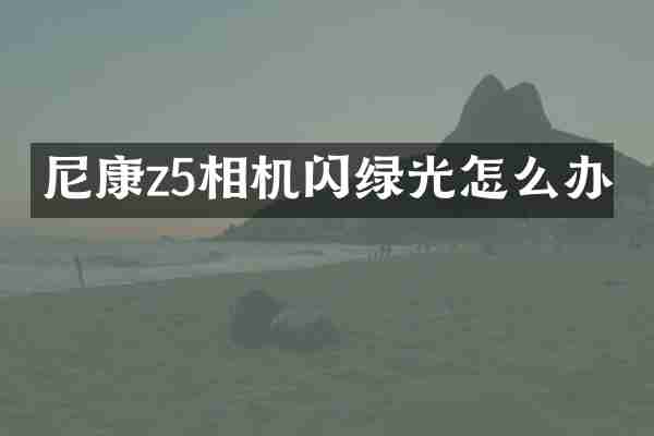 尼康z5相机闪绿光怎么办