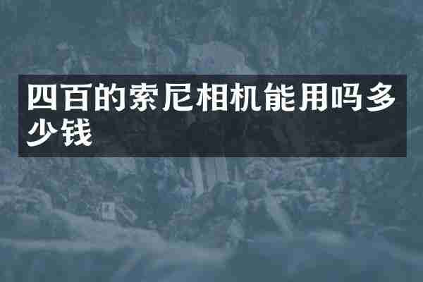 四百的相机能用吗多少钱