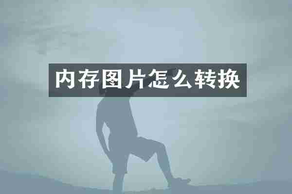 内存图片怎么转换
