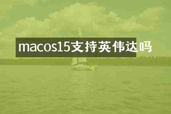 macos15支持英伟达吗