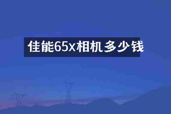 佳能65x相机多少钱