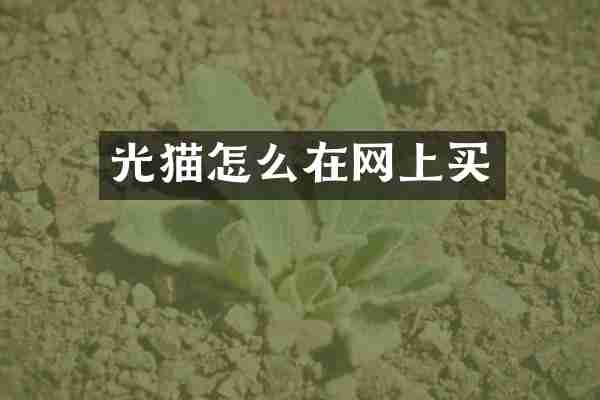 光猫怎么在网上买