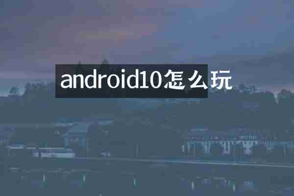 android10怎么玩