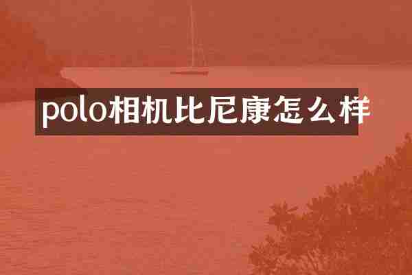 polo相机比尼康怎么样