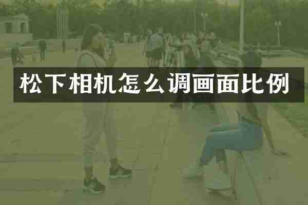 松下相机怎么调画面比例