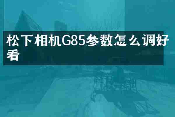 松下相机G85参数怎么调好看