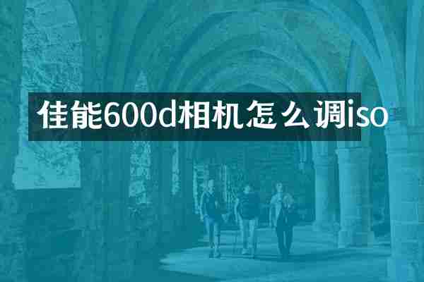 佳能600d相机怎么调iso
