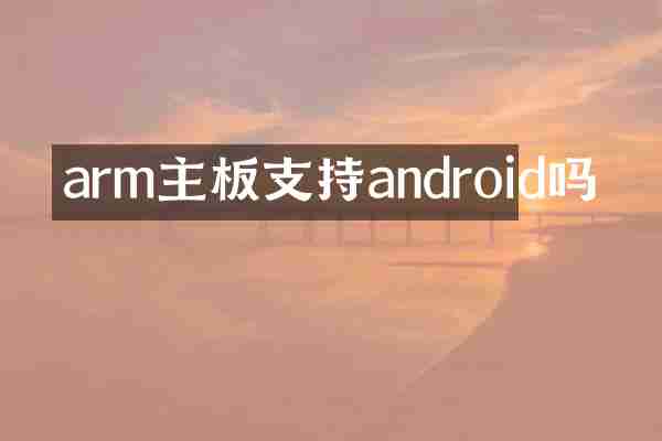 arm主板支持android吗