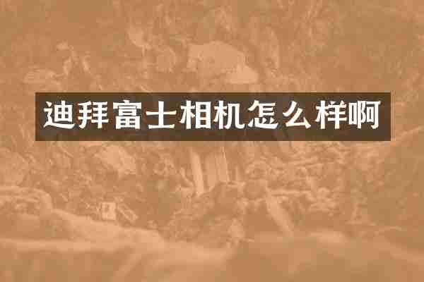 迪拜富士相机怎么样啊