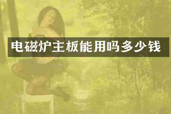 电磁炉主板能用吗多少钱