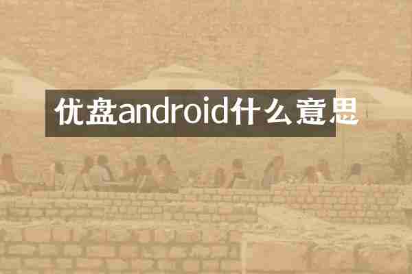 优盘android什么意思