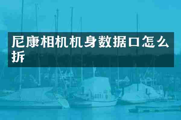 尼康相机机身数据口怎么拆
