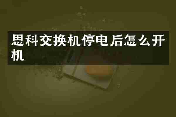 思科交换机停电后怎么开机