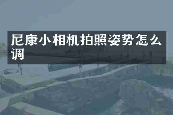 尼康小相机拍照姿势怎么调